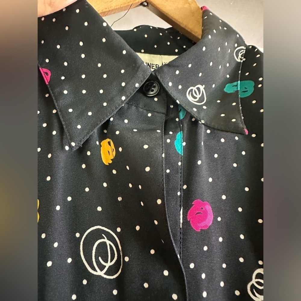 Vintage Alfred Dunner Women’s Blouse. Size 40/20W. EUC. Retro print. - Picture 3 of 10